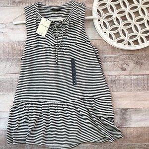 🐆Lucky Brand, Striped Tank, Tie in Front NWT